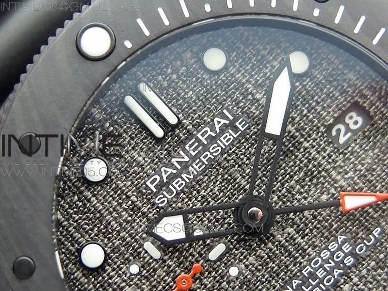 PAM1039 Carbotech VSF 1:1 Best Edition Dark Grey Sail Dial on Rubber Strap P.9010 Clone
